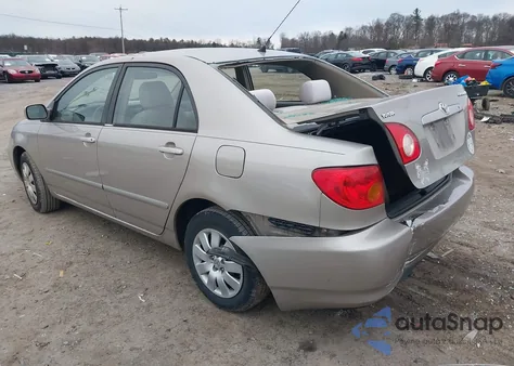 2003 Toyota Corolla Le from USA, damaged, VIN 2T1BR38E13C128113